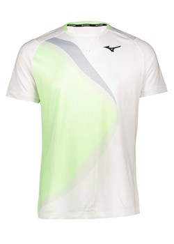 Mizuno Koszulka sportowa &quot;Release Shadow&quot; w kolorze białym ze sklepu Limango Polska w kategorii T-shirty męskie - zdjęcie 173357652