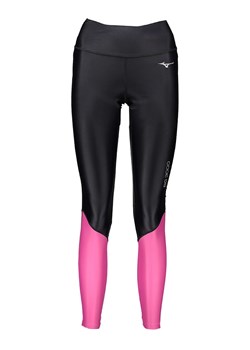 Mizuno Legginsy &quot;BG3000&quot; w kolorze czarno-jasnoróżowym do biegania ze sklepu Limango Polska w kategorii Spodnie damskie - zdjęcie 173357694