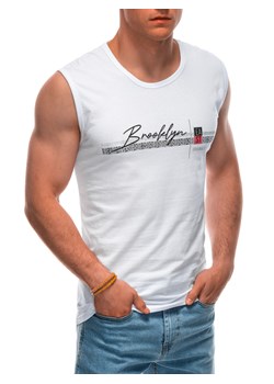 Bokserka męska z nadrukiem 1969S - biała ze sklepu Edoti w kategorii T-shirty męskie - zdjęcie 173359040