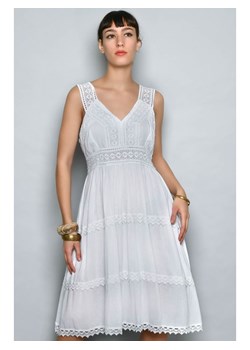 H.H.G. Sukienka w kolorze białym ze sklepu Limango Polska w kategorii Sukienki - zdjęcie 173362473