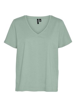 Vero Moda Koszulka w kolorze zielonym ze sklepu Limango Polska w kategorii Bluzki damskie - zdjęcie 173362522