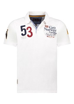 Geographical Norway Koszulka polo &quot;Kelan&quot; w kolorze białym ze sklepu Limango Polska w kategorii T-shirty męskie - zdjęcie 173362582
