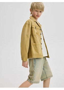 Reserved - Jeansowe szorty - beżowy ze sklepu Reserved w kategorii Spodenki chłopięce - zdjęcie 173363304