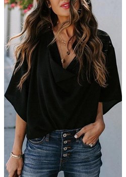 Bluzka GERLANDA BLACK ze sklepu Ivet Shop w kategorii Bluzki damskie - zdjęcie 173363603
