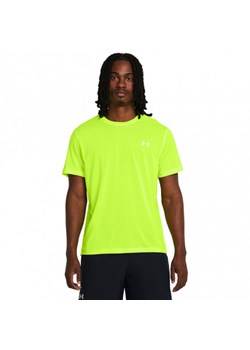 Męska koszulka do biegania Under Armour UA Launch Shortsleeve - zielona ze sklepu Sportstylestory.com w kategorii T-shirty męskie - zdjęcie 173363774