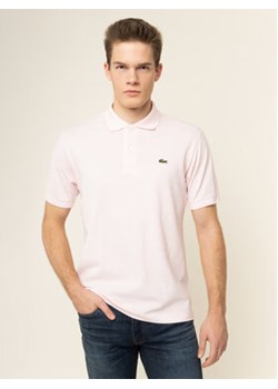 Lacoste Polo L1212 Różowy Classic Fit ze sklepu MODIVO w kategorii T-shirty męskie - zdjęcie 173364981