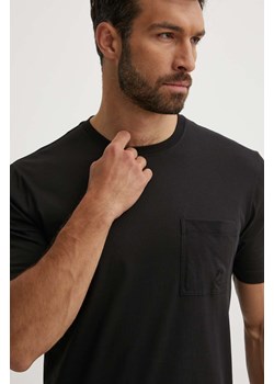 Vilebrequin t-shirt bawełniany TITAN męski kolor czarny gładki TTNU0P00 ze sklepu ANSWEAR.com w kategorii T-shirty męskie - zdjęcie 173366501