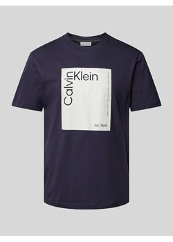 T-shirt z nadrukiem z logo ze sklepu Peek&Cloppenburg  w kategorii T-shirty męskie - zdjęcie 173368362