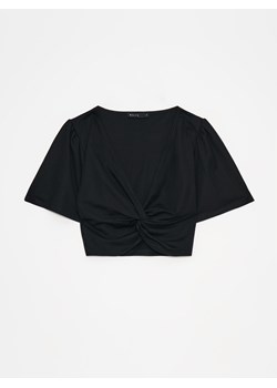 Mohito - Bluzka z węzłem - czarny ze sklepu Mohito w kategorii Bluzki damskie - zdjęcie 173368782