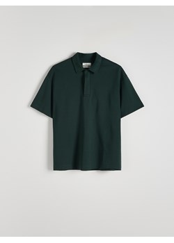 Reserved - Koszulka polo boxy - zielony ze sklepu Reserved w kategorii T-shirty męskie - zdjęcie 173369572