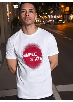Sinsay - Koszulka z nadrukiem - biały ze sklepu Sinsay w kategorii T-shirty męskie - zdjęcie 173370462