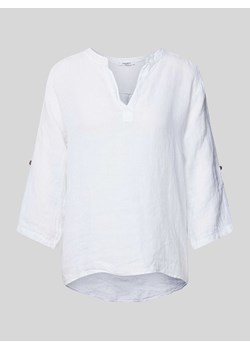 Bluzka z lnu z rękawem o dł. 3/4 model ‘Lucia’ ze sklepu Peek&Cloppenburg  w kategorii Bluzki damskie - zdjęcie 173371212