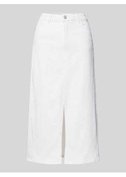 Spódnica jeansowa z rozcięciem ze sklepu Peek&Cloppenburg  w kategorii Spódnice - zdjęcie 173371341