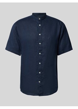 Koszula casualowa o kroju regular fit z lnu z kołnierzykiem typu kent model ‘Summer’ ze sklepu Peek&Cloppenburg  w kategorii Koszule męskie - zdjęcie 173371352