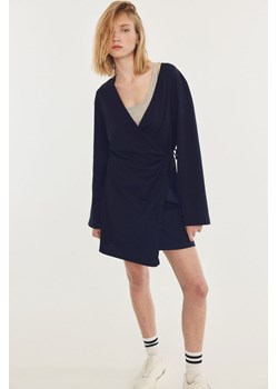 H & M - Kopertowa sukienka dżersejowa - Niebieski ze sklepu H&M w kategorii Sukienki - zdjęcie 173372250