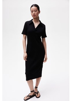 H & M - MAMA Sukienka dla karmiącej z kołnierzykiem - Czarny ze sklepu H&M w kategorii Sukienki - zdjęcie 173372293