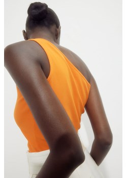 H & M - Top na jedno ramię - Pomarańczowy ze sklepu H&M w kategorii Bluzki damskie - zdjęcie 173372304