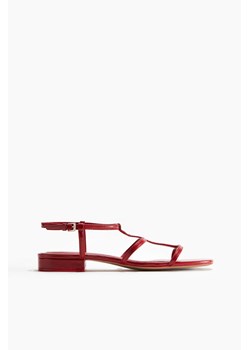 H & M - Sandały - Czerwony ze sklepu H&M w kategorii Sandały damskie - zdjęcie 173372321