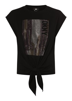 DKNY Koszulka damska Kobiety czarny jednolity ze sklepu vangraaf w kategorii Bluzki damskie - zdjęcie 173373572