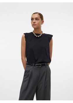 Vero Moda Koszulka w kolorze czarnym ze sklepu Limango Polska w kategorii Bluzki damskie - zdjęcie 173374213