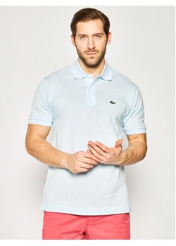 Lacoste Polo L1212 Niebieski Classic Fit ze sklepu MODIVO w kategorii T-shirty męskie - zdjęcie 173374401