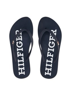 Japonki Tommy Hilfiger Strap Beach Sandal FW0FW07901 Granatowy ze sklepu eobuwie.pl w kategorii Klapki damskie - zdjęcie 173374891