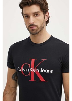 Calvin Klein Jeans t-shirt bawełniany męski kolor czarny z nadrukiem J30J320935 ze sklepu ANSWEAR.com w kategorii T-shirty męskie - zdjęcie 173375534