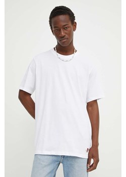 Les Deux t-shirt bawełniany męski kolor biały gładki LDM101179 ze sklepu ANSWEAR.com w kategorii T-shirty męskie - zdjęcie 173375620