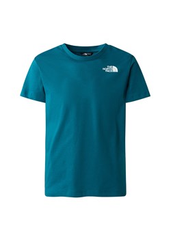 Koszulka chłopięca The North Face S/S REDBOX niebieska NF0A87T5YAO ze sklepu a4a.pl w kategorii T-shirty męskie - zdjęcie 173375950