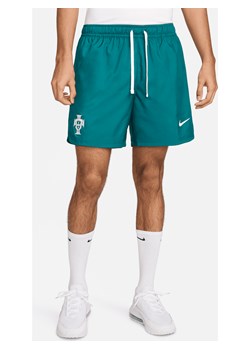 Męskie piłkarskie spodenki z podszewką z tkaniny Nike Portugalia Sport Essential Flow - Zieleń ze sklepu Nike poland w kategorii Spodenki męskie - zdjęcie 173376914