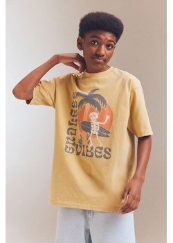 H & M - T-shirt z bawełnianego dżerseju - Żółty ze sklepu H&M w kategorii T-shirty chłopięce - zdjęcie 173377110