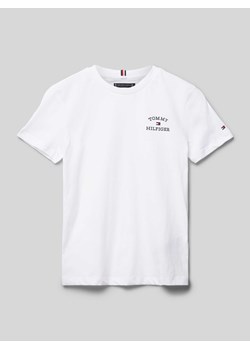 T-shirt z nadrukiem z logo ze sklepu Peek&Cloppenburg  w kategorii T-shirty chłopięce - zdjęcie 173377410
