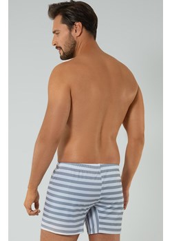 Bawełniane bokserki męski Bari, Kolor biało-szary, Rozmiar 2XL, Italian Fashion ze sklepu Primodo w kategorii Majtki męskie - zdjęcie 173378024