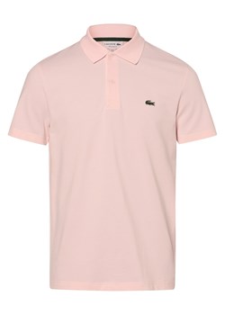 Lacoste Męska koszulka polo Mężczyźni Bawełna różowy jednolity ze sklepu vangraaf w kategorii T-shirty męskie - zdjęcie 173379623