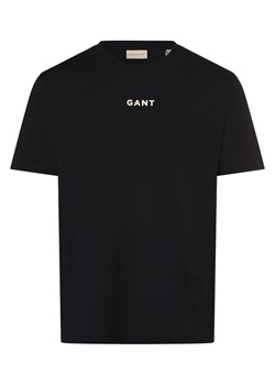 Gant Koszulka męska Mężczyźni Bawełna granatowy jednolity ze sklepu vangraaf w kategorii T-shirty męskie - zdjęcie 173379631