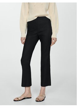 Mango Spodnie materiałowe Santori 67037125 Czarny Flare Fit ze sklepu MODIVO w kategorii Spodnie damskie - zdjęcie 173380040