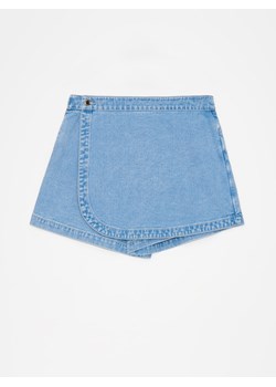 Mohito - Jeansowe spódnico-szorty - niebieski ze sklepu Mohito w kategorii Szorty - zdjęcie 173380352