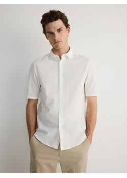 Reserved - Koszula regular fit - biały ze sklepu Reserved w kategorii Koszule męskie - zdjęcie 173380750