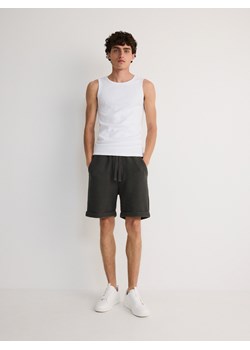 Reserved - Bawełniany podkoszulek - biały ze sklepu Reserved w kategorii T-shirty męskie - zdjęcie 173381213
