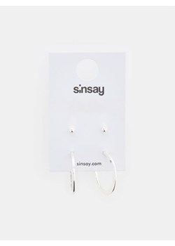 Sinsay - Kolczyki 2 pack - srebrny ze sklepu Sinsay w kategorii Kolczyki - zdjęcie 173382042