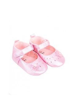 Buciki niemowlęce niechodki z kwiatkiem różowe ze sklepu 5.10.15 w kategorii Buciki niemowlęce - zdjęcie 173382604