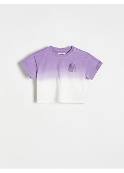 Reserved - T-shirt z efektem ombre - lawendowy ze sklepu Reserved w kategorii Koszulki niemowlęce - zdjęcie 173385301