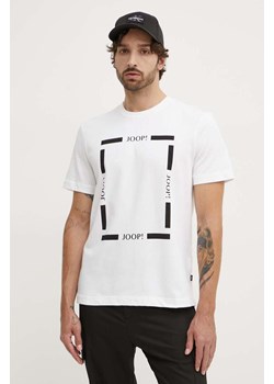 Joop! t-shirt bawełniany męski kolor biały z nadrukiem 30042368 ze sklepu ANSWEAR.com w kategorii T-shirty męskie - zdjęcie 173386433