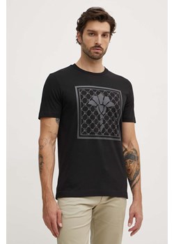 Joop! t-shirt bawełniany męski kolor czarny z nadrukiem 30042365 ze sklepu ANSWEAR.com w kategorii T-shirty męskie - zdjęcie 173386453