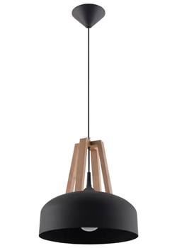 Czarna industrialna lampa wisząca - EX516-Casko ze sklepu Edinos.pl w kategorii Lampy wiszące - zdjęcie 173386752