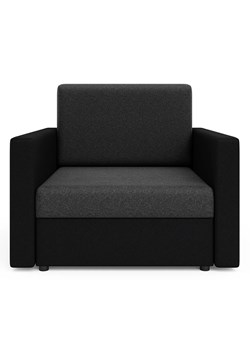 Sofa amerykanka szary + czarny - Dayton 3X ze sklepu Edinos.pl w kategorii Fotele - zdjęcie 173387100