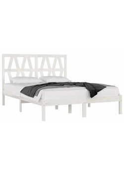 Białe skandynawskie łóżko z drewna 120x200 - Yoko 4X ze sklepu Edinos.pl w kategorii Łóżka i materace - zdjęcie 173387462
