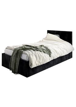 Czarne tapicerowane łóżko z pojemnikiem Sorento 3X - 3 rozmiary ze sklepu Edinos.pl w kategorii Łóżka i materace - zdjęcie 173387572