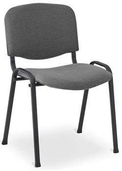 Szare metalowe krzesło konferencyjne - Hoster 3X ze sklepu Edinos.pl w kategorii Krzesła - zdjęcie 173387704