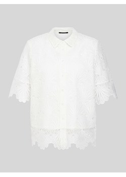 Bluzka z obszyciem koronką ze sklepu Peek&Cloppenburg  w kategorii Bluzki damskie - zdjęcie 173388300